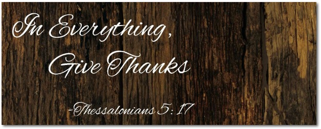 A Thanksgiving Message