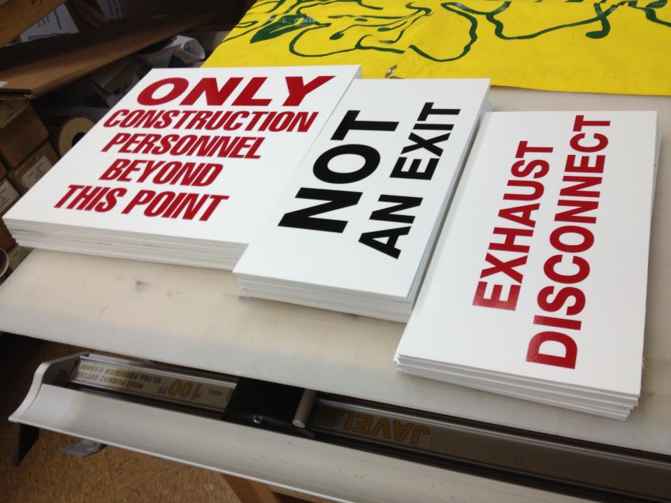Temporary Signage
