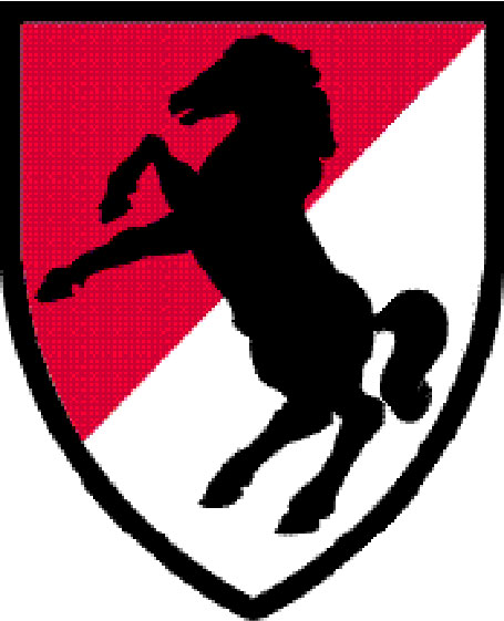 V31764 - Carved Wood Wall Plaque for 11th Armored Cavalry Regiment