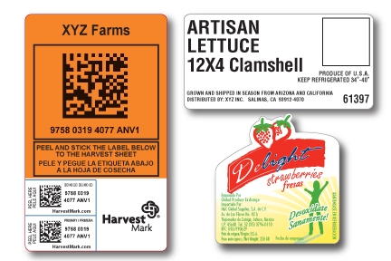 Agricultural Packing Labels