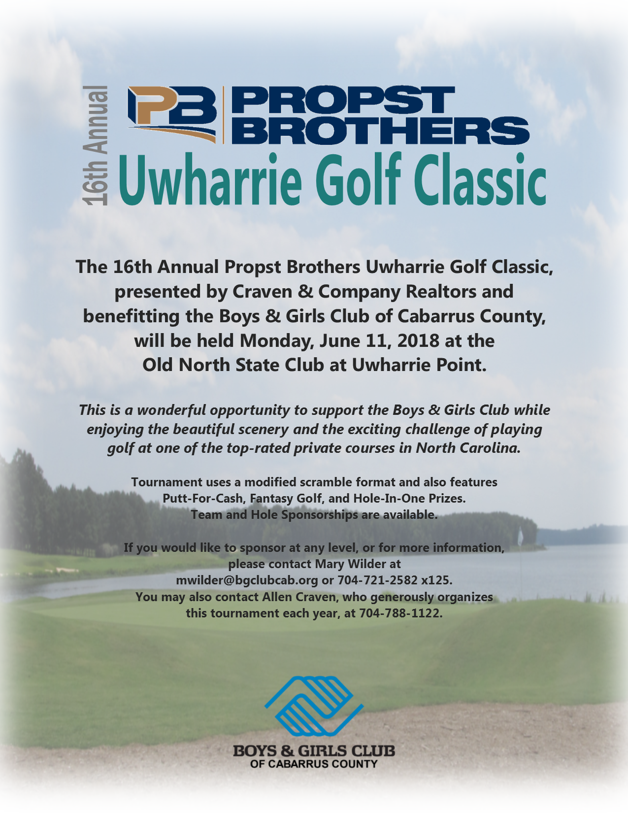 16th Annual Uwharrie Golf Classic