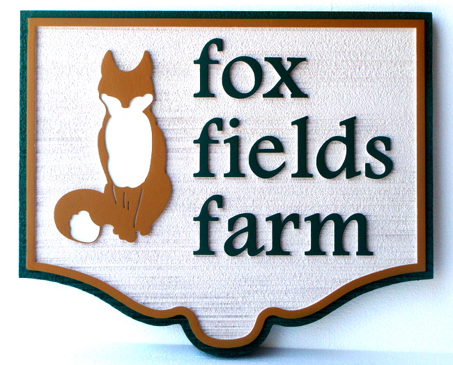 O24125 - Fox Fields Farm Sign