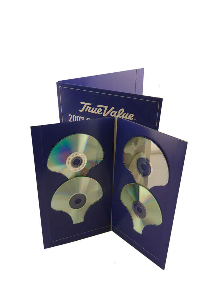 4 DVD Packaging Folder