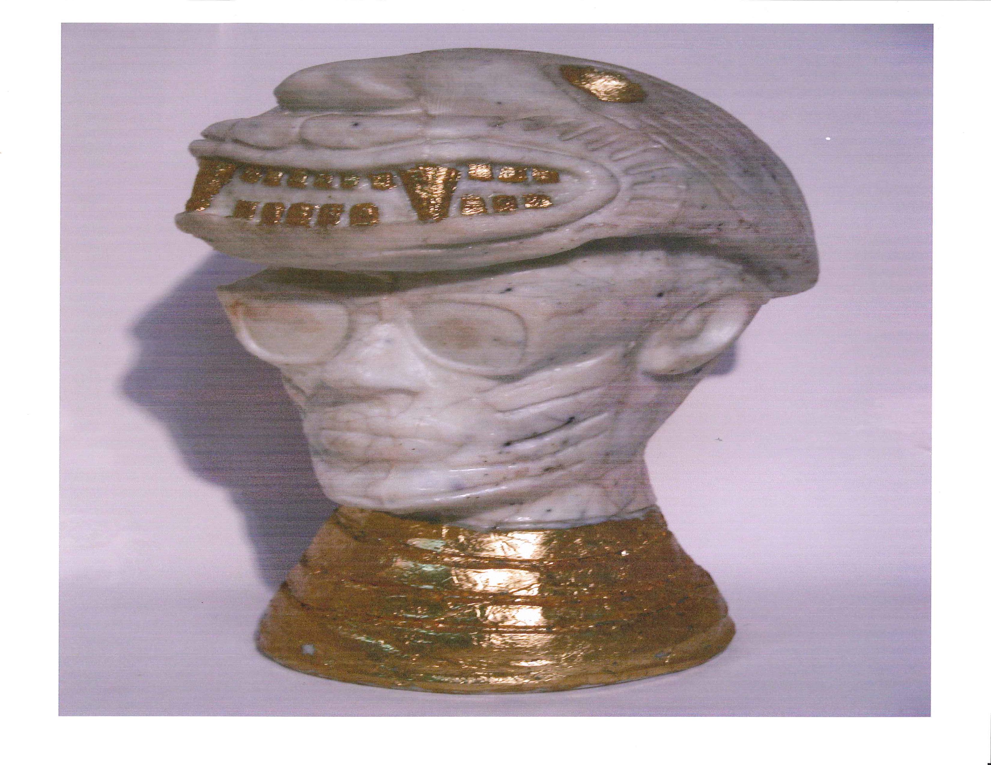 Self Portrait with Feline Helmet