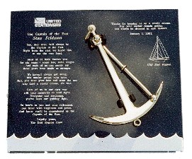 A Three-Dimensional Corporate Retirement Plaque (Fabricated From DuPont Corian)