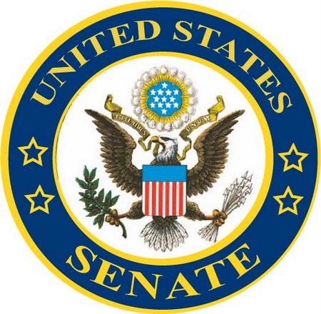 U30153 - Carved 3D Wooden Wall Plaque for the US Senate (Version 2)