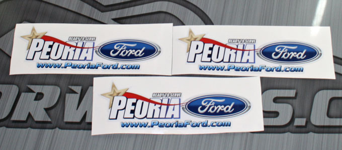 Peoria Ford Sticker