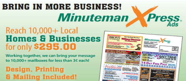 Xpress Ads Minuteman Press Olympia Tumwater Lacey WA
