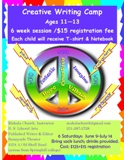 Creative Writing Camp: Ages 11-13