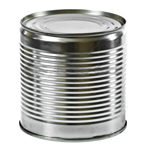 steel can, tin, metal