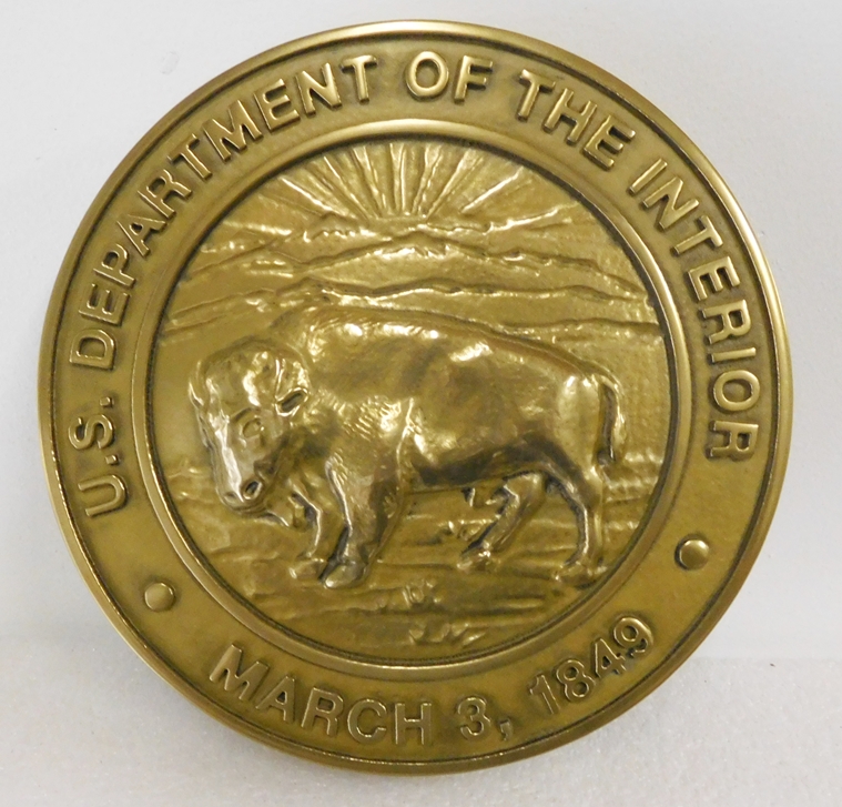 MB2100 - Seal of the Department of the Interior, 3-D