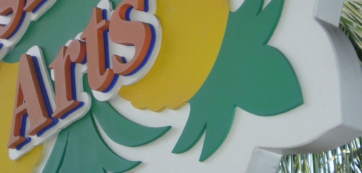 M8206 - Cutout Letters and Art Pieces Overlaid