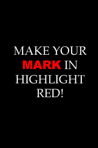 Highlight Red Printing