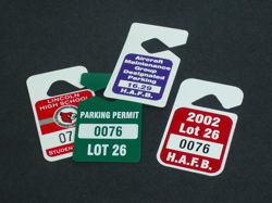 Parking Hang Tags