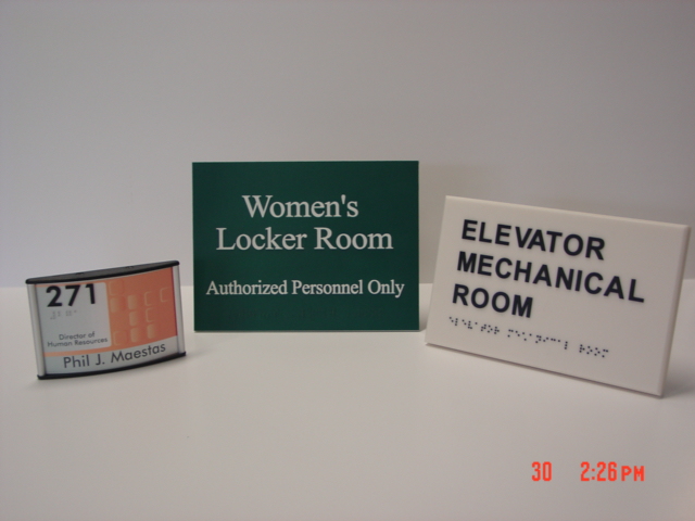 ADA Compliant Signage