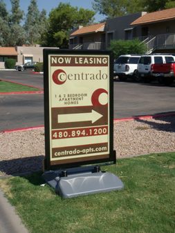 Portable Curb Sign