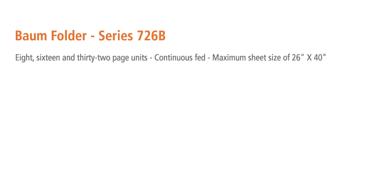 Baum Folder - Series 726B
