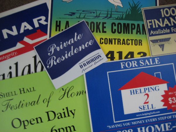 Real Estate Signs