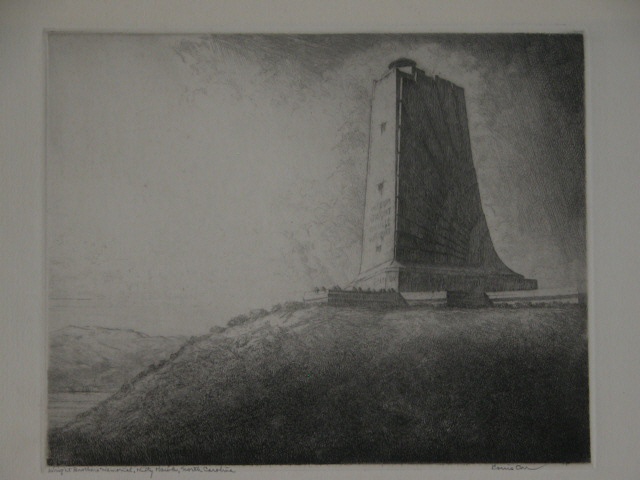 Wright Brother Memorial, on the dunes of the Outer Banks