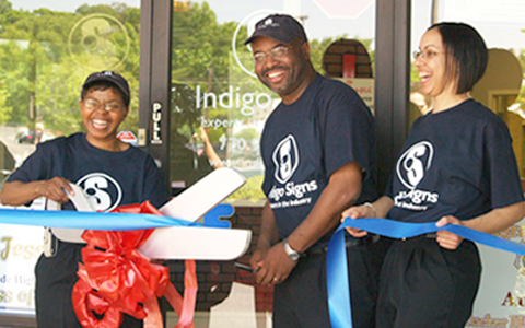 Indigo Signs Staff