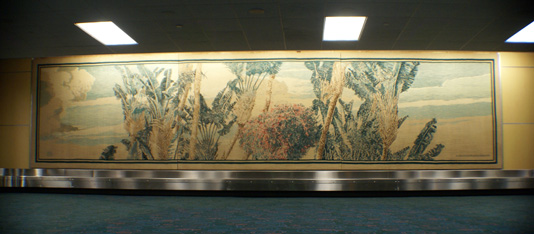 Airport - Wall Art Tapestry