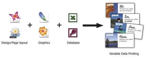 Professional Print & Mail, Fresno, CA, Variable Data Printing, How it Works