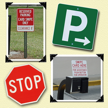 Traffic and Property Restriction Signs