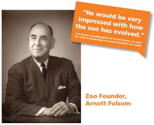 Zoo founder, Arnott Folsom