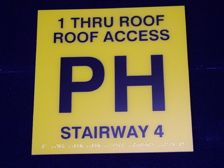 Stairwell Signs