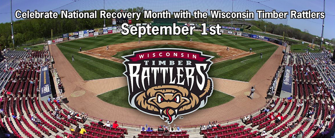 Celebrate National Recovery Month with the Timber Rattlers