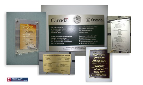 November 2006 - Custom Plaques