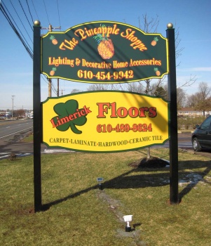 Double Sign Post and Panel