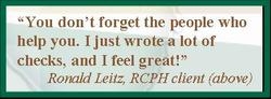 Read Ron's story