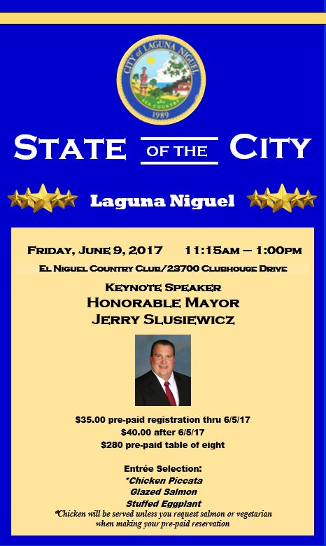 Laguna Niguel State Of The City Luncheon
