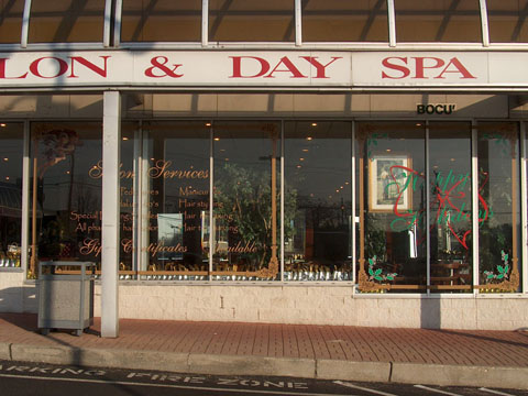 Bocu Salon Window Graphics