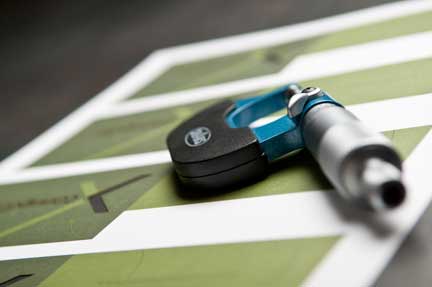 Caliper on Printed Sheet