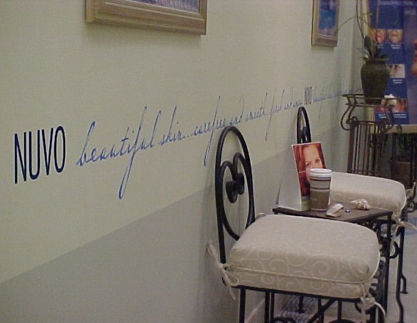 Nuvo Vinyl Text Wall Border