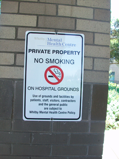 No Smoking Signage