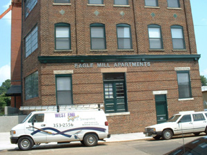 3D Letters / Eagle Mill Apts