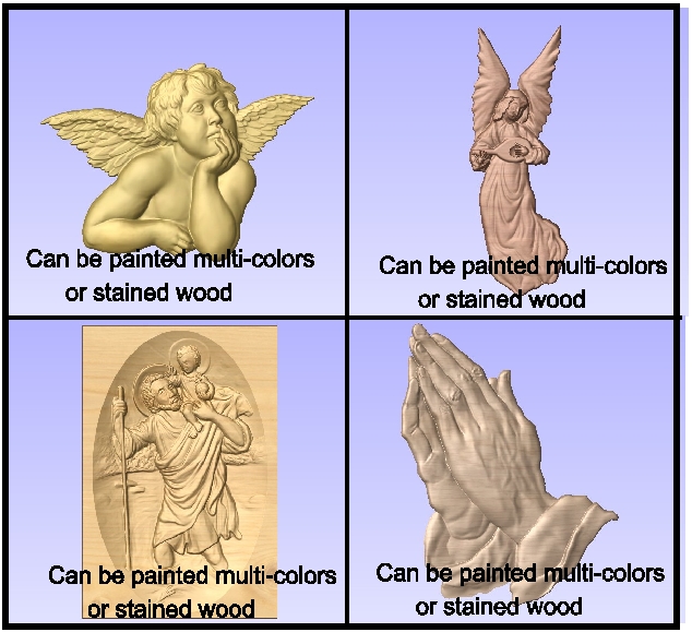 D13403 - Examples of Carved Christian Icons