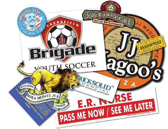 Specialty Decals - short run and die cut