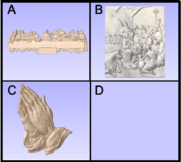 D13404 - Examples of Carved Scenes