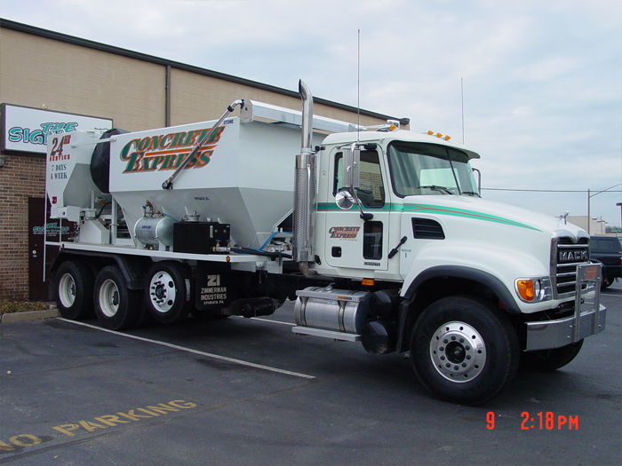Concrete Express Truck Graphics
