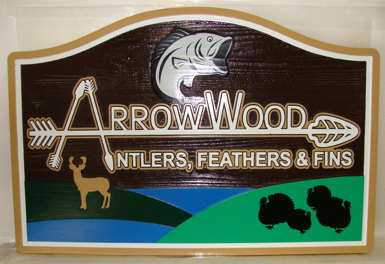 M22221 - Arrowwood Property Name Sign
