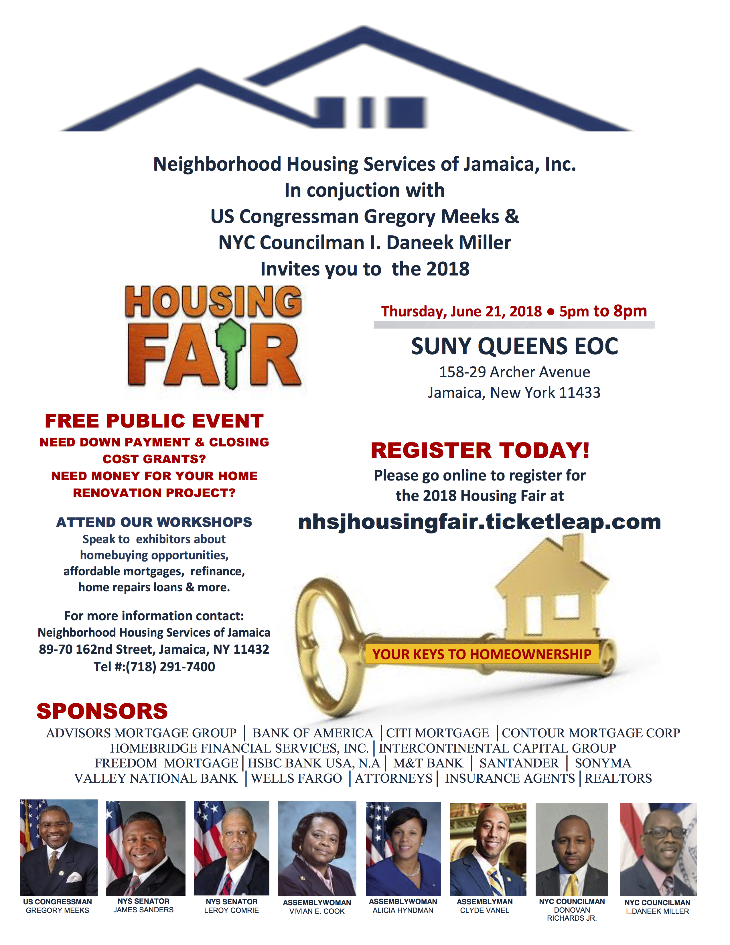 NHS of Jamaica Housing Resource Fair