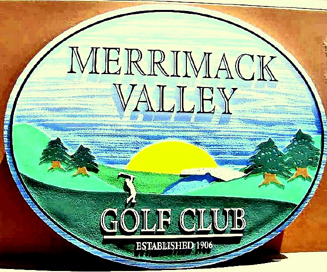 E14140 - Sandblasted HDU Golf Club Entrance Sign
