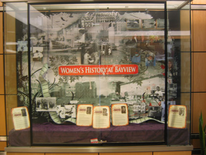 Hopkins Women History Display