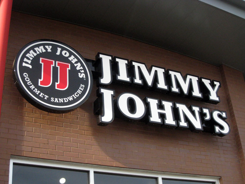Jimmy John's Wall Sign