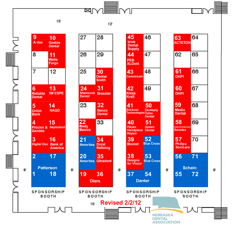 Exhibit Hall Booth Layout Floor Plan