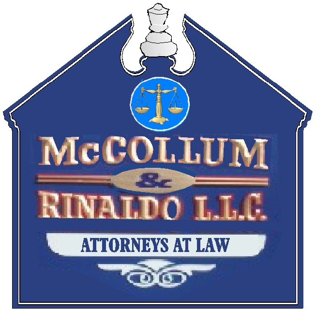 A10166- Gold-leaf Gilded Attorney Sign